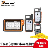Xhorse ID48 One Year Token Pack (3 Tokens/Day) for Mini Key Tool/ Key Tool Max/ Key Tool Max Pro/ Key Tool Plus